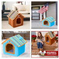 Pet Bed Cat House Cat tente amovible lavable